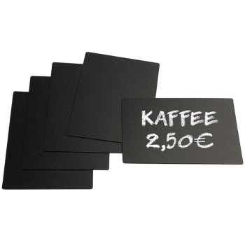 Табличка грифельная черная A8 Contacto, 20шт