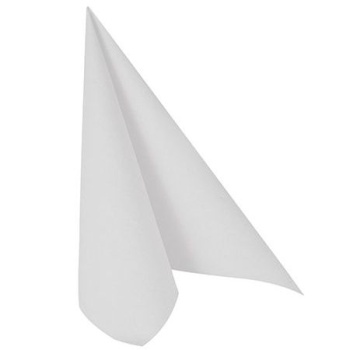 Салфетка 1/4 33x33см ROYAL Collection белая, 50шт