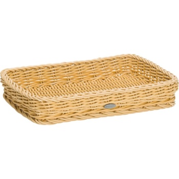 Корзинка для хлебобулочных изделий 30x20x5см св.бежевая