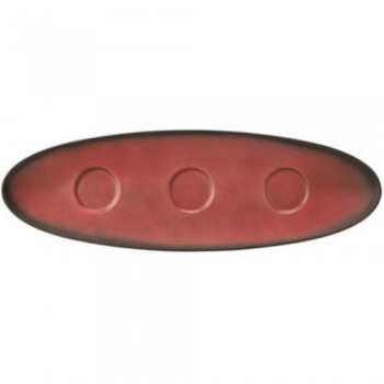 Тарелка 44x14см FANTASTIC Coup Fine Dining кирпично-красный