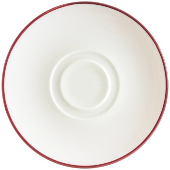 Блюдце Ø19см для бульонной чаши LINEA Burgundy Gourmet Consomme