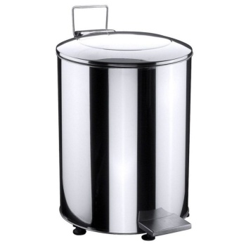 Бак для мусора 100л с педалью Ø40x90см Contacto нерж.сталь