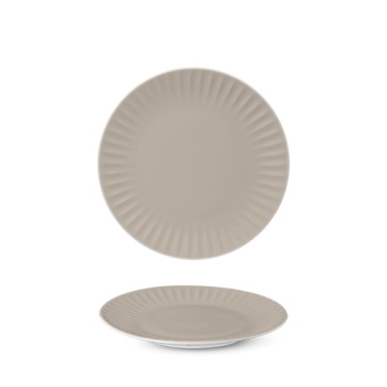 Тарелка плоская Ø21см RIBBY Almond