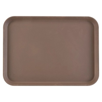 Поднос с нескользящей поверхностью 56x40см Cambro коричневый