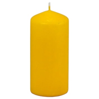 Свеча желтая Ø6x(h)13см GOLDEN YELLOW Pap Star