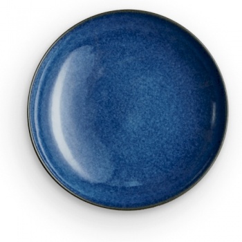 Тарелка плоская сервировочная - Azores - 23см - Fogu (голубой глянцевый)