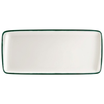 Тарелка прямоугольная 34x16см LINEA Green Moove