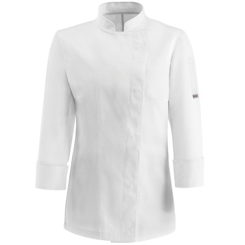 Женский поварской китель с кнопками Girl - 100% хлопок - 190 г/м2
