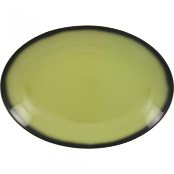 Тарелка овальная 26x19см LEA Light green
