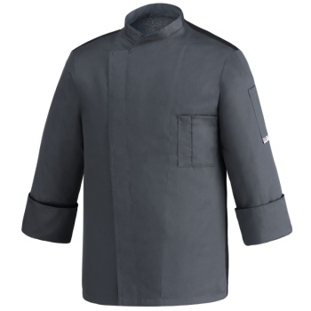 Китель поварской с кнопками - модель Ottavio ML - цвет convoy - 100% микрофибра - 130 г/м2