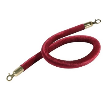 Канат для ограждения Ø3x150см покрытый красным бархатом Contacto