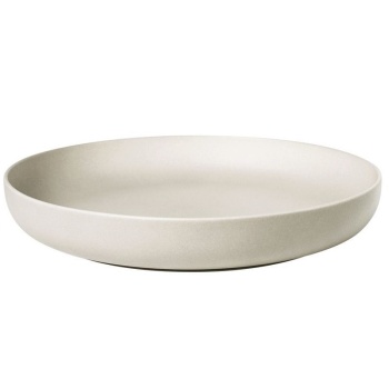 Тарелка глубокая с бортом Ø25cм 1000мл NOBLE Fine Plus Light Grey