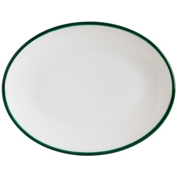 Блюдо овальное 36x28см LINEA Green Moove