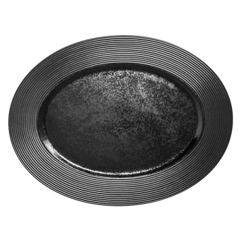 Блюдо, тарелка овальная 34x25см EDGE