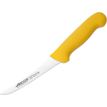 Нож обвалочный 14см изогнутый 2900 желтый