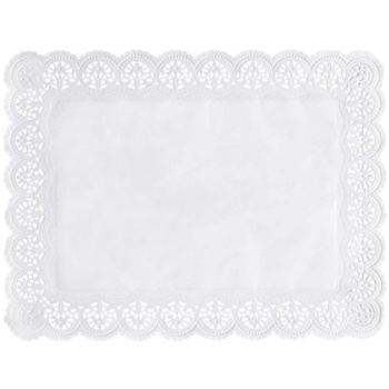 Салфетки кружевные 40x30см прямоугольные Pap Star, 100шт