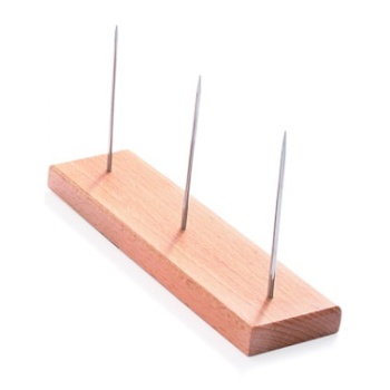 Подставка для чеков 20x5.5см на 3 иголки WAS