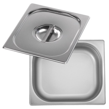 Гастроемкость с крышкой GN 1/2 325x265x(h)40мм 1.75л нерж.сталь Profi-Chef
