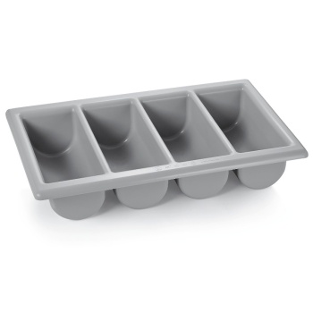 Органайзер для столовых приборов 4 отдела GN 1/1 WAS серый