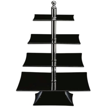 Этажерка 4 уровня 20/25/30/35x(h)50см черный – Alkan