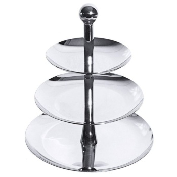 Этажерка 3-х уровневая Ø27-22-16x32см Contacto нерж.сталь