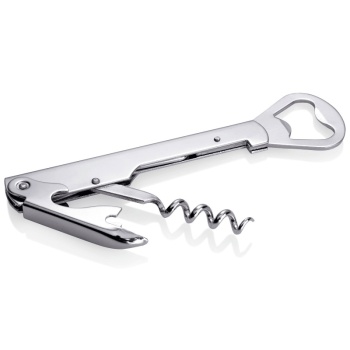 Ключ для открывания бутылок со штопором - нож официанта 14см WAS