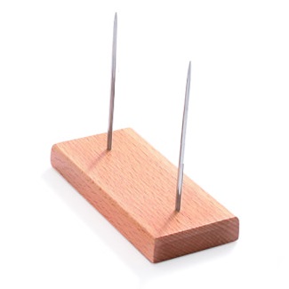 Подставка для чеков 12x5.5см на 2 иголки WAS