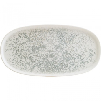 Блюдо, тарелка овальная 30x16см LUNAR OCEAN Blue Hygge