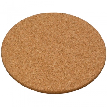 Доска для сервировки Ø20см дерев.пробка Kesper
