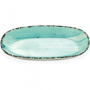 Блюдо овальное 34х20см EO BPQ AVANOS Turquoise