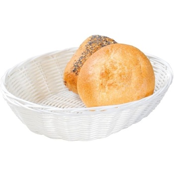 Корзинка для хлеба 24x20x6см Kesper белая