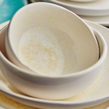 Салатник Ø18см - Seashore - Sea Sand морской песок (желтый кристал)