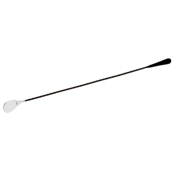 Ложка барная 45см с лопаточкой черная - B004HXLB The Bars