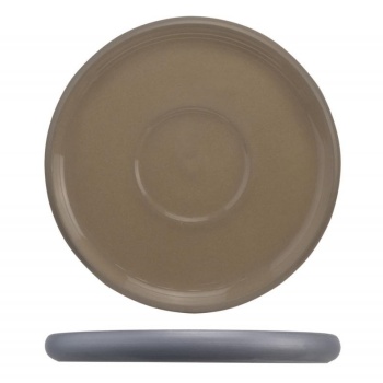 Блюдце Ø14см IOWA серо-коричневое