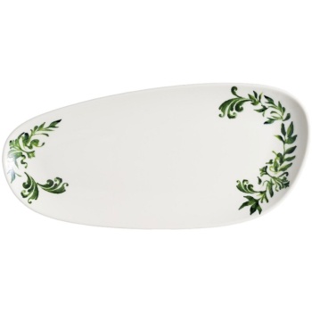 Блюдо, тарелка прямоугольная 34x16см LAVIS Green Vago