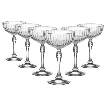 Набор бокалов для коктейля 220мл Coupe AMERICA'20s, 6шт