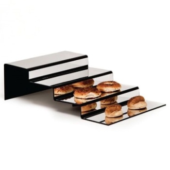 Подставка для фуршета 60x39x(h)18см - 4 зеркальные полки