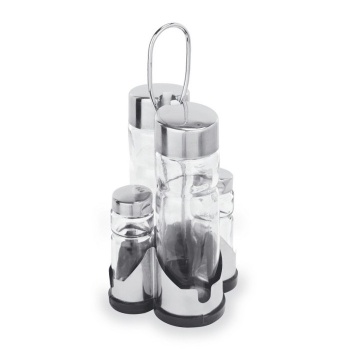 Набор для специй MENAGE 20см из 4-х предметов - соль, перец, масло, уксус