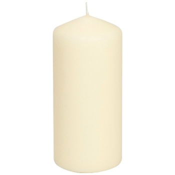 Свеча кремовая Ø6x(h)13см CREAM Pap Star