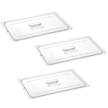 Крышка для гастроемкости GN 1/1 Camwear с ручкой (PC) - комплект 3 штуки