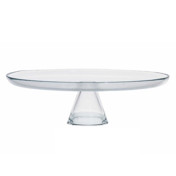Тортница на ножке Ø31x(h)9.5см Solar прозрачная