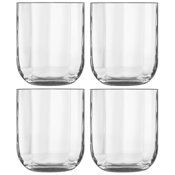 Набор стаканов для виски 350мл JAZZ Rocks Whisky, 4шт