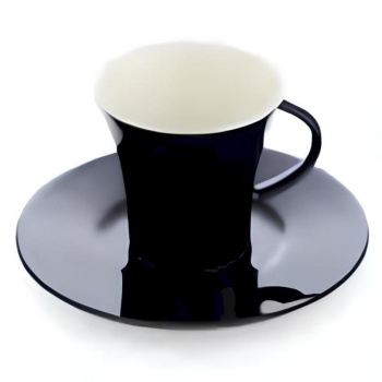 Чашка для кофе 90мл BPQ BLACK-COLORED