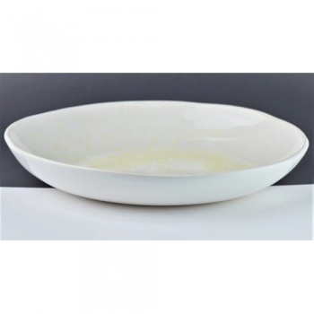 Тарелка объемная - Seashore - 24.5см - Sea Sand морской песок (желтый кристал)