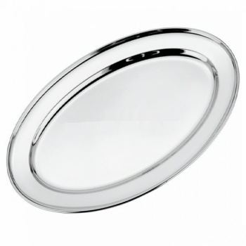 Блюдо металлическое овальное 35x21см - P.L. Proff Cuisine