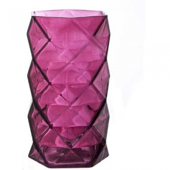 Подсвечник 11х11х(h)19.5см GEOMETR BURGUNDY