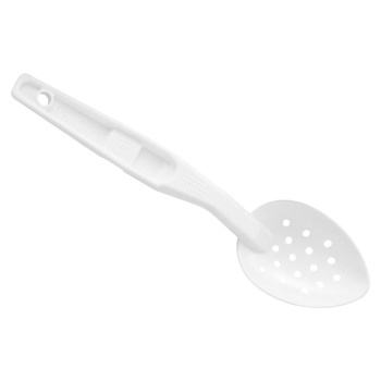 Ложка сервировочная 28.3см перфорированная белая Cambro