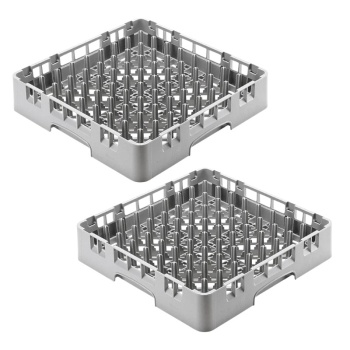 Кассета-cтойка для посуды штырьковая 9x9 рядов серый Cambro, 2шт