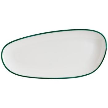 Блюдо, тарелка прямоугольная 34x16см LINEA Green Vago