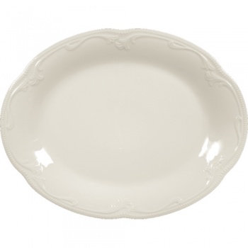 Тарелка овальная 31см RUBIN CREAM